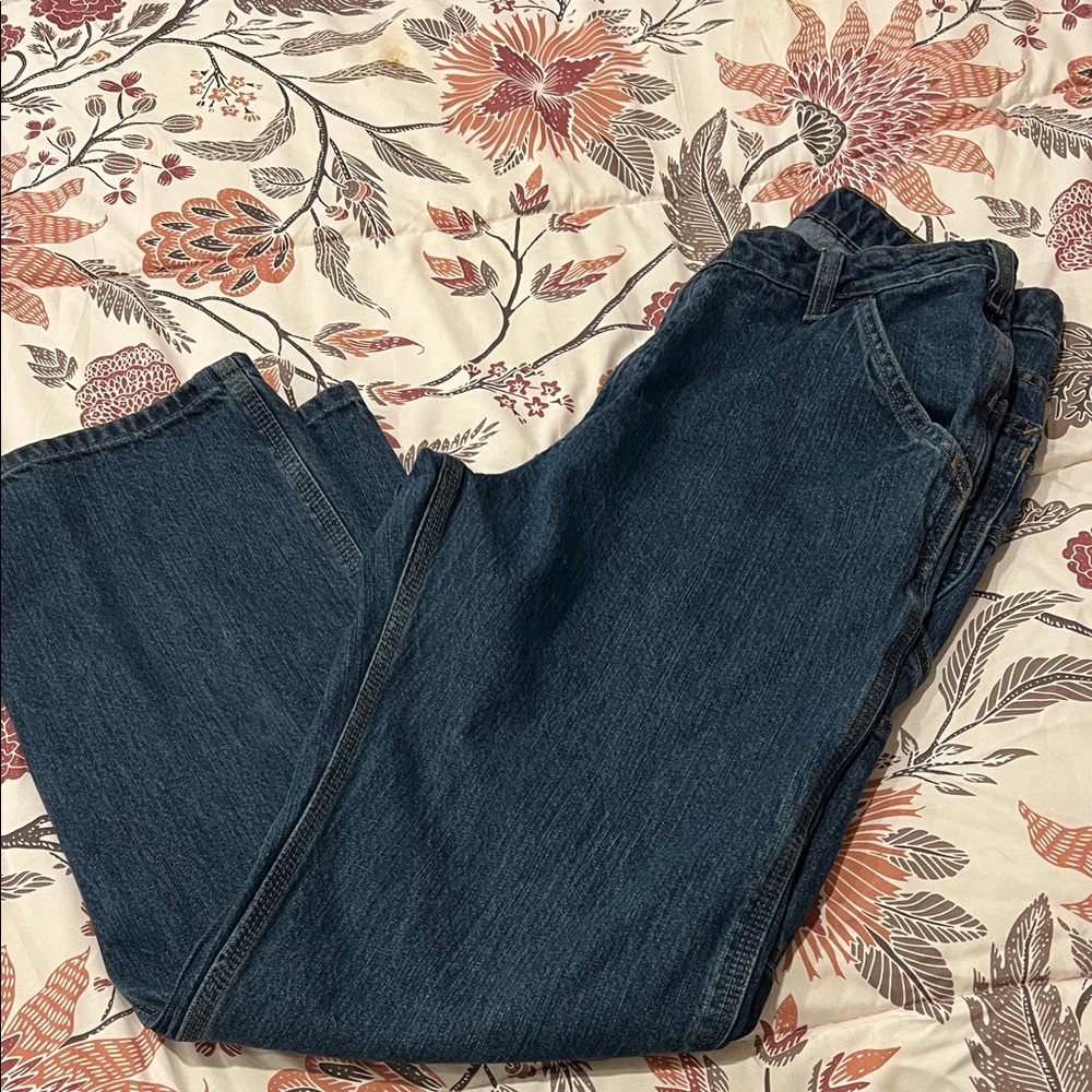 Carhartt Women's Dark Blue Jeans. Size 12/30.